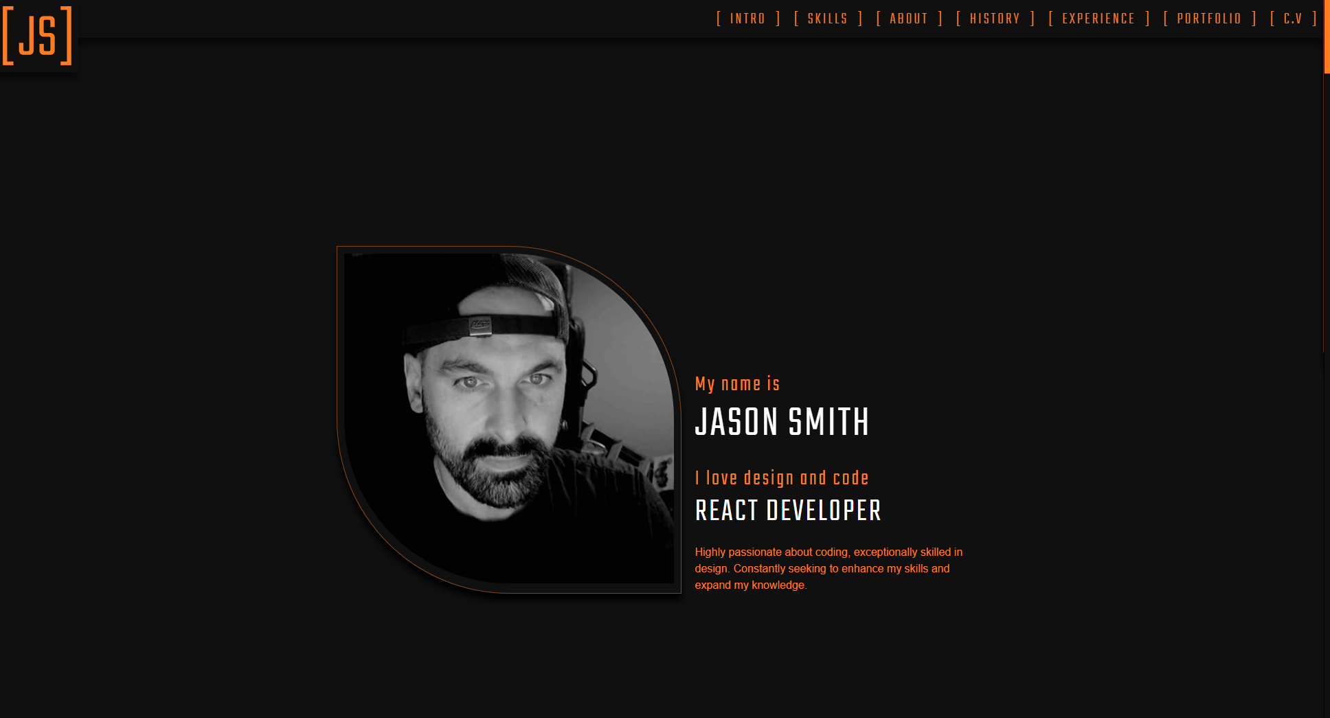 Jason Smith Website design